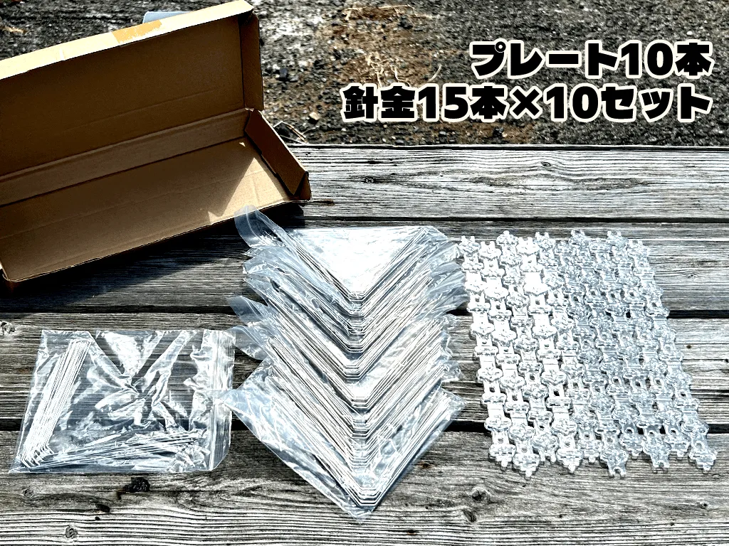 防鳥スパイク 25cm×10本|SUS304針・透明プラスチック台座 - 画像 (3)