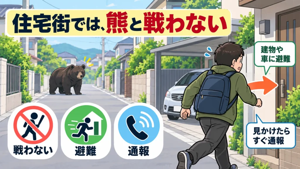 クマと戦わない