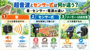 猿対策超音波は効くか
