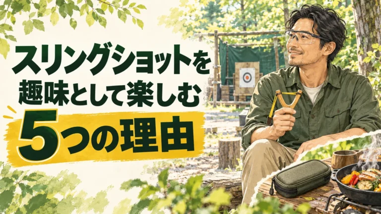 スリングショットを楽しむ5つの理由