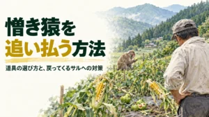 憎きサルの追い払い方法