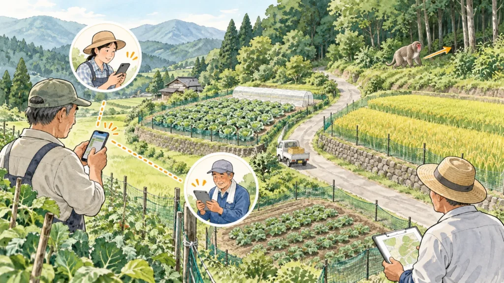 集落で連携画像
